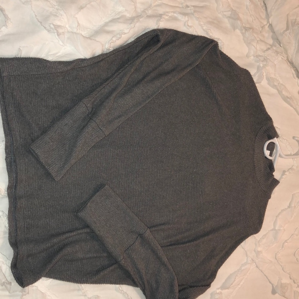 Gray thin sweater